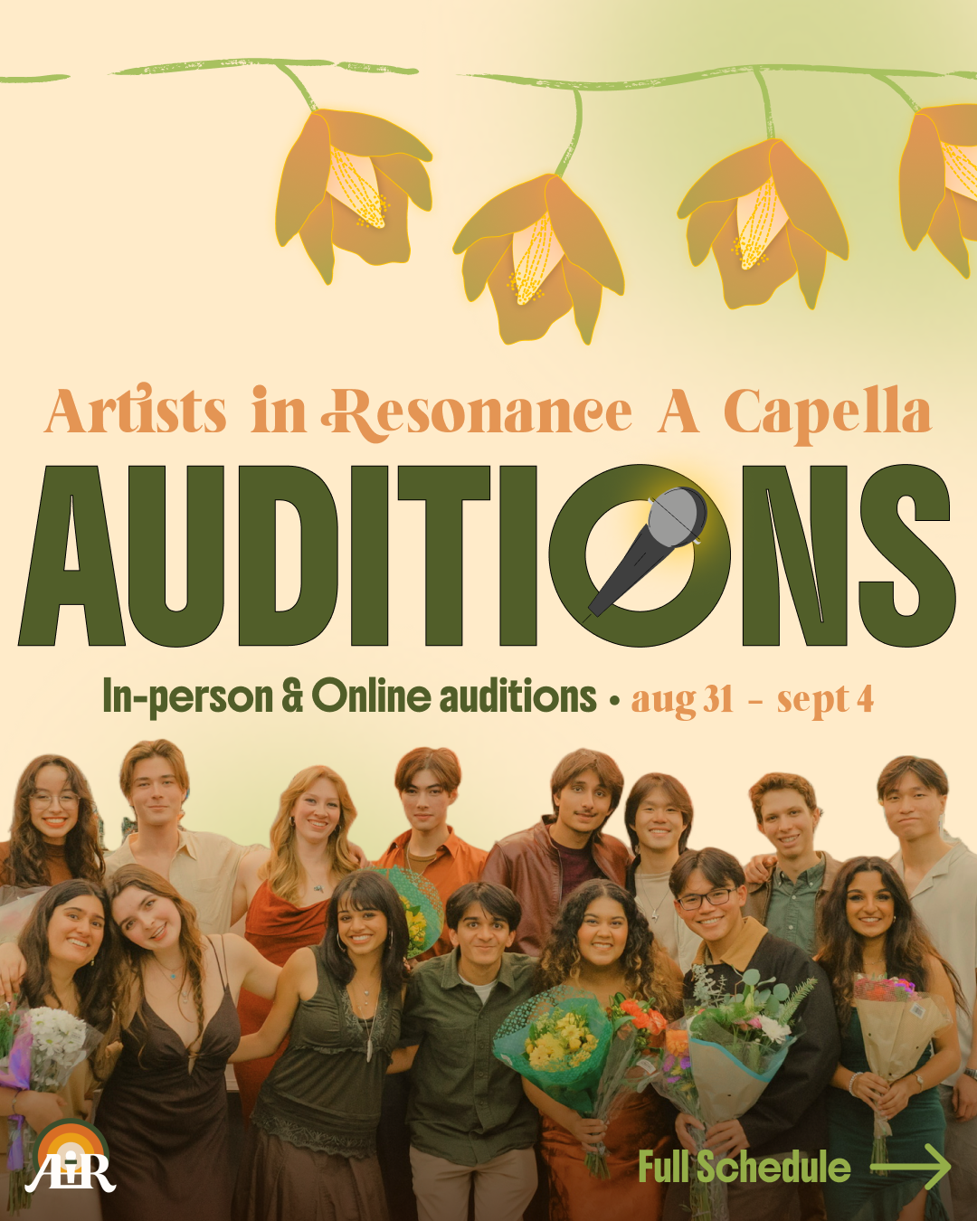 Artists in Resonance Fall 2026 auditions